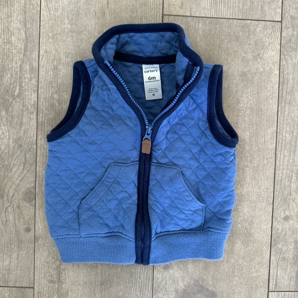 Carter’s 6 months baby boy zip vest